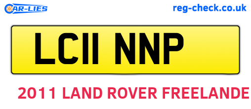 LC11NNP are the vehicle registration plates.