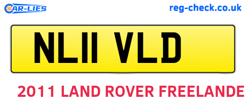NL11VLD are the vehicle registration plates.