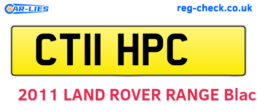 CT11HPC are the vehicle registration plates.