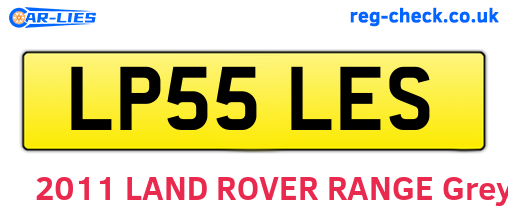 LP55LES are the vehicle registration plates.