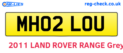 MH02LOU are the vehicle registration plates.