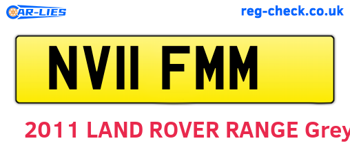 NV11FMM are the vehicle registration plates.