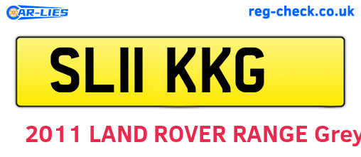 SL11KKG are the vehicle registration plates.
