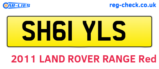 SH61YLS are the vehicle registration plates.
