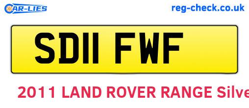 SD11FWF are the vehicle registration plates.