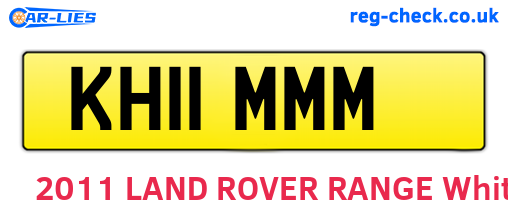 KH11MMM are the vehicle registration plates.