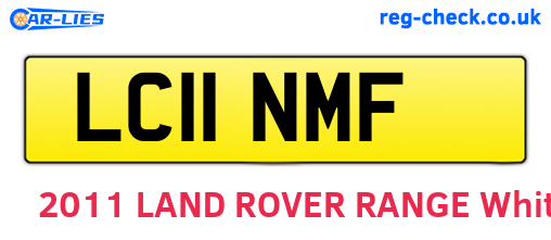 LC11NMF are the vehicle registration plates.