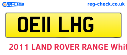 OE11LHG are the vehicle registration plates.