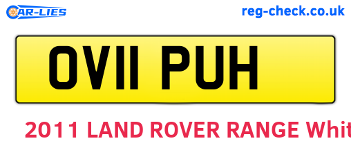 OV11PUH are the vehicle registration plates.