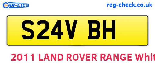 S24VBH are the vehicle registration plates.