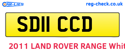 SD11CCD are the vehicle registration plates.
