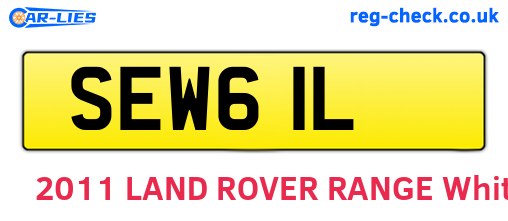 SEW61L are the vehicle registration plates.