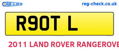 R9OTL are the vehicle registration plates.