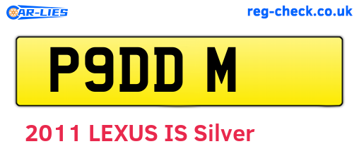 P9DDM are the vehicle registration plates.
