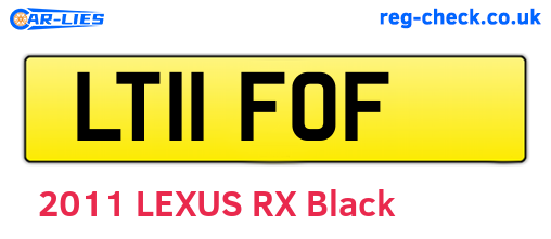 LT11FOF are the vehicle registration plates.