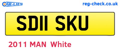 SD11SKU are the vehicle registration plates.