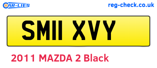 SM11XVY are the vehicle registration plates.