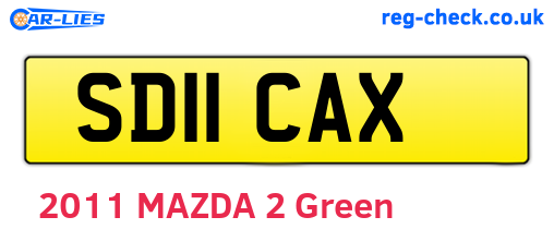 SD11CAX are the vehicle registration plates.