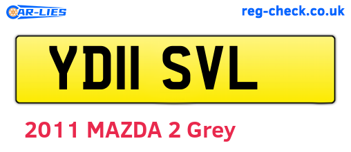 YD11SVL are the vehicle registration plates.