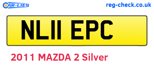 NL11EPC are the vehicle registration plates.