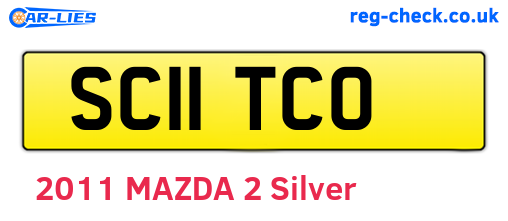 SC11TCO are the vehicle registration plates.
