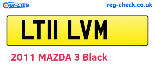 LT11LVM are the vehicle registration plates.