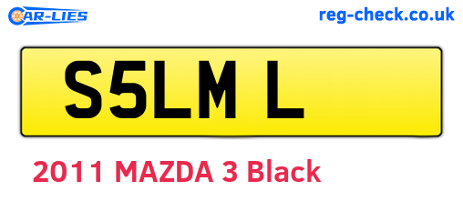 S5LML are the vehicle registration plates.