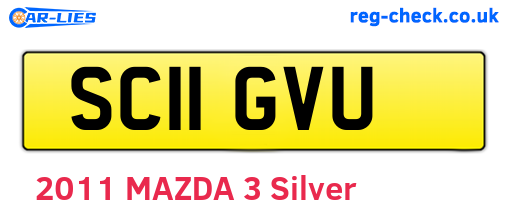 SC11GVU are the vehicle registration plates.