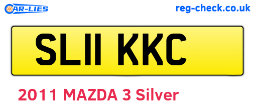 SL11KKC are the vehicle registration plates.
