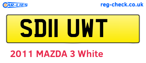 SD11UWT are the vehicle registration plates.