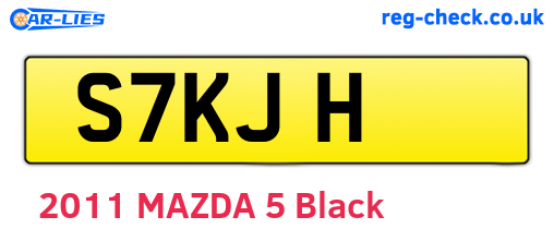 S7KJH are the vehicle registration plates.