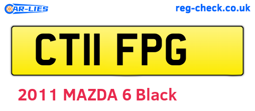 CT11FPG are the vehicle registration plates.