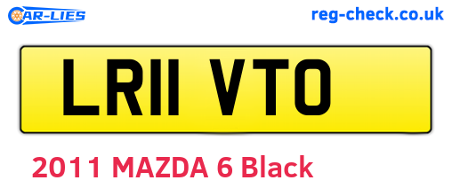 LR11VTO are the vehicle registration plates.