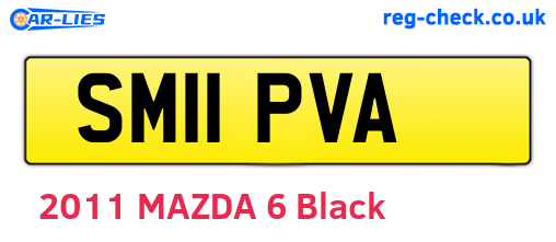 SM11PVA are the vehicle registration plates.