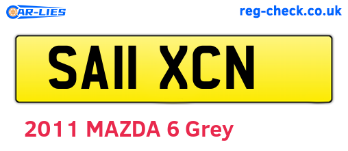 SA11XCN are the vehicle registration plates.