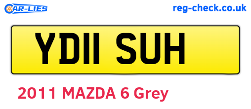 YD11SUH are the vehicle registration plates.