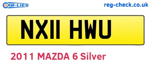 NX11HWU are the vehicle registration plates.