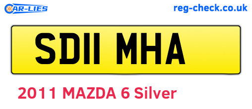 SD11MHA are the vehicle registration plates.