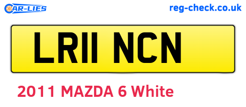 LR11NCN are the vehicle registration plates.