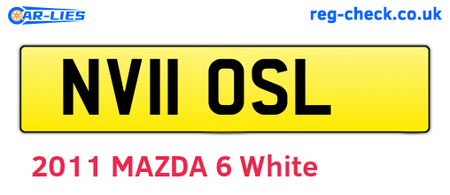 NV11OSL are the vehicle registration plates.
