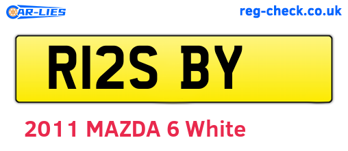R12SBY are the vehicle registration plates.