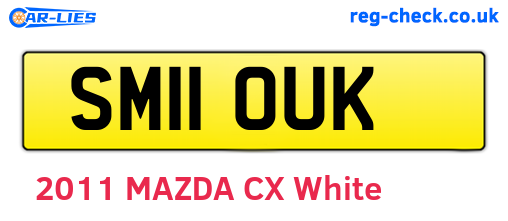 SM11OUK are the vehicle registration plates.