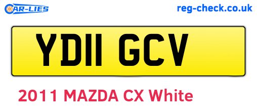 YD11GCV are the vehicle registration plates.