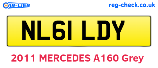 NL61LDY are the vehicle registration plates.