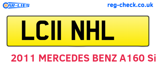 LC11NHL are the vehicle registration plates.