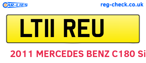 LT11REU are the vehicle registration plates.