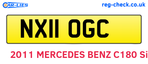 NX11OGC are the vehicle registration plates.