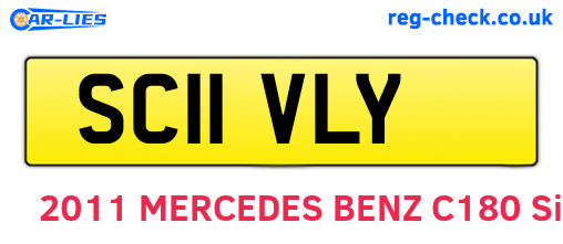 SC11VLY are the vehicle registration plates.