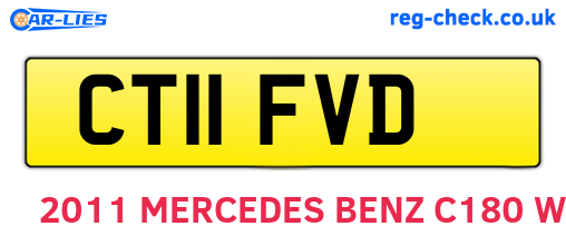 CT11FVD are the vehicle registration plates.