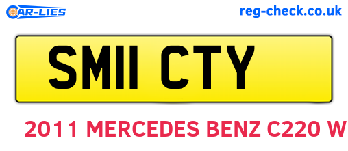 SM11CTY are the vehicle registration plates.